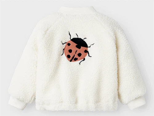 Lil Atelier coconut milk mariehøne bomber teddyjakke